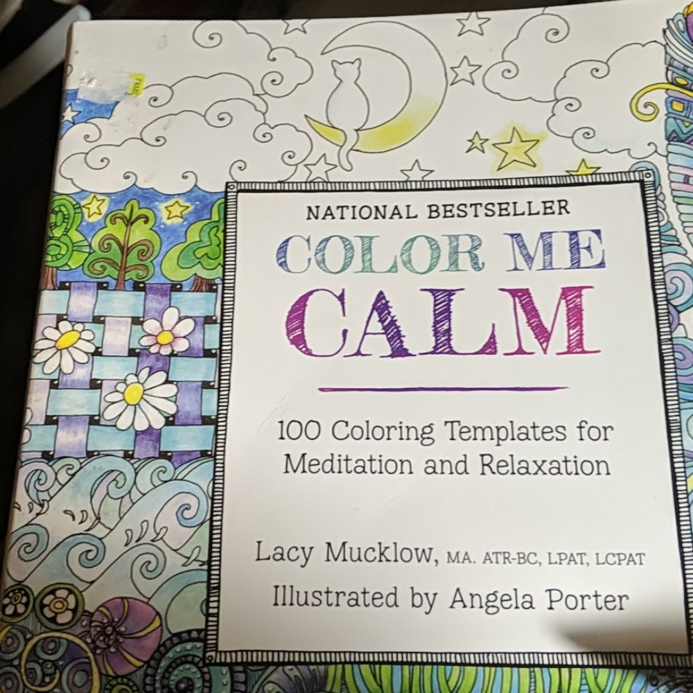 Color me calm adult coloring book